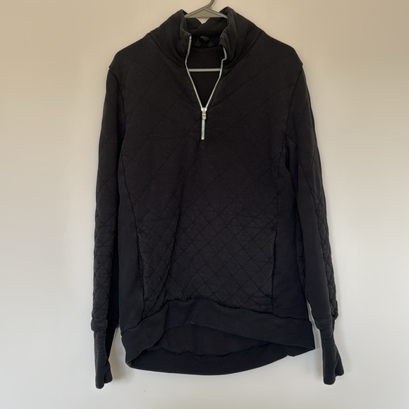 Lululemon Forever Warm Quilted Pullover in Black - 6 - Picture 2 of 6